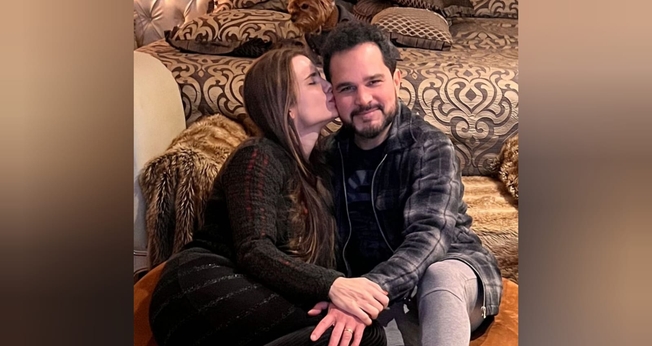 Luciano Camargo e a esposa Flavia Camargo. (Foto: Instagram/Flavia Camargo).