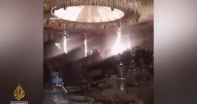 Incêndio em casamento no Iraque deixa mais de 100 mortos. Captura de tela/YouTube/Al Jazeera)