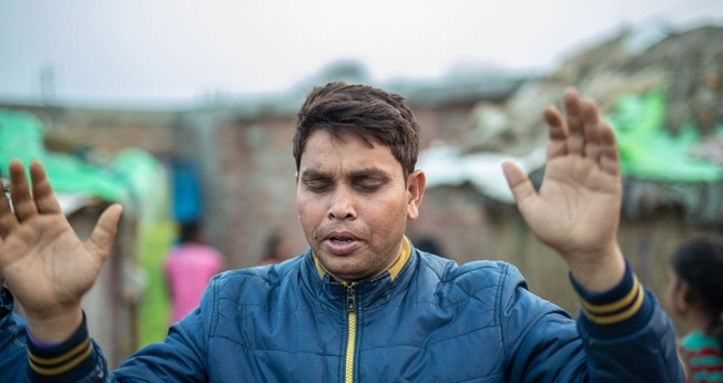 Cristão na Índia. (Foto: Ilustrativa/Facebook/Mission India)