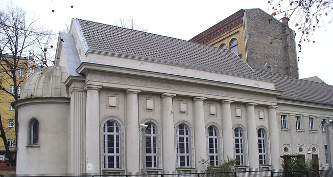 Sinagoga Fraenkelufer, em Berlim. (Foto: Wikipedia)