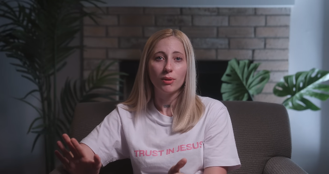 Lindsay Smith teve um encontro com Jesus. (Foto: Reprodução/YouTube/Delafé Testimonies).