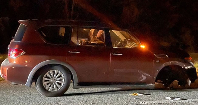 Acidente de carro da família do pastor. (Foto: Reprodução/AG News)