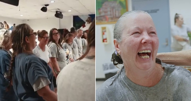 Mulheres na prisão americana. (Foto: Reprodução/Instagram/YouTube/God Behind Bars)