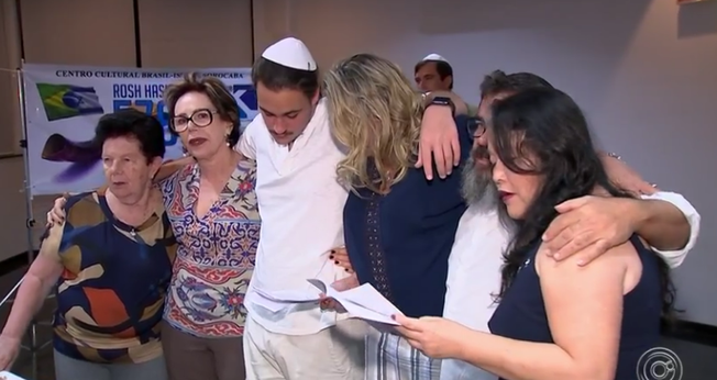 Comunidade judaica em Sorocaba, SP. (Captura de tela/TVTem)
