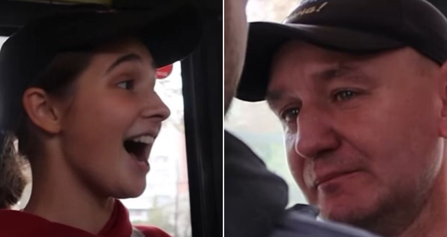 Evangelismo no trem. (Foto: Reprodução/Instagram/Mira Red'ko)