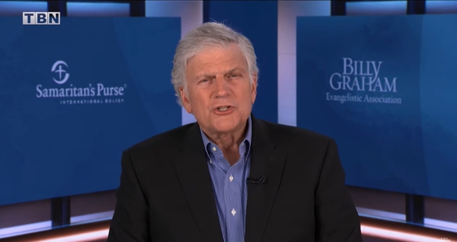 Franklin Graham. (Captura de tela: YouTube TBN)