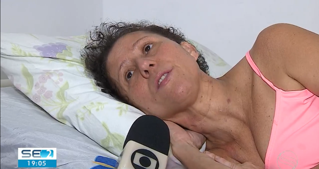 Silvany de Sá Pereira sobreviveu a grave acidente em rodovia de MG. (Captura de tela/Globoplay)