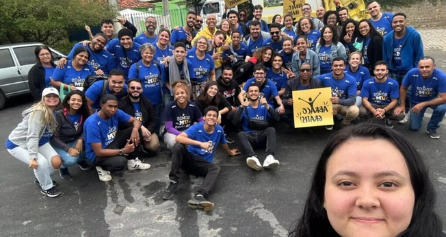 Voluntários no evangelismo. (Foto: Reprodução/Missões Nacionais)