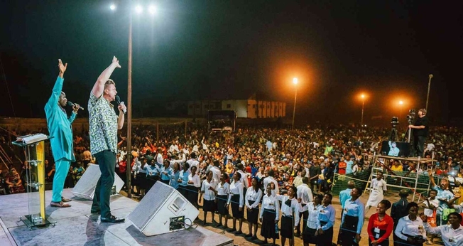Evento evangelístico. (Foto: Reprodução/CfaN)