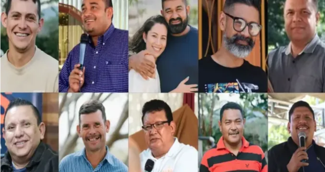 Cristãos condenados pelo regime da Nicarágua. (Fotos: ADF International e Mountain Gateway)