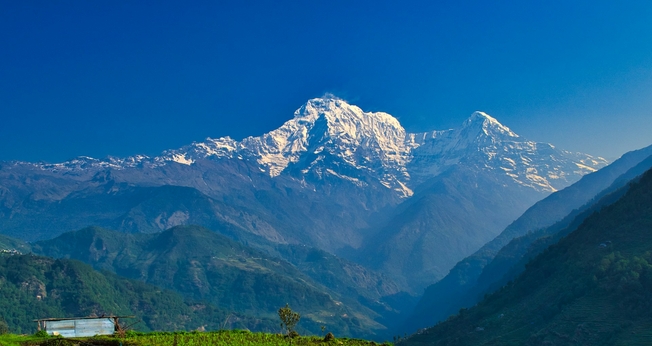 Cordilheira do Himalaia no Nepal. (Foto: Imagem ilustrativa/Unsplash/Giacomo Berardi).