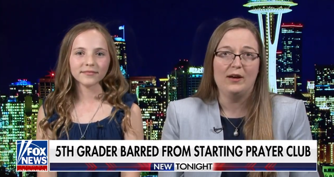 Laura, de 11 anos, não recebeu permissão da Creekside Elementary. (Foto: Reprodução/Fox News).