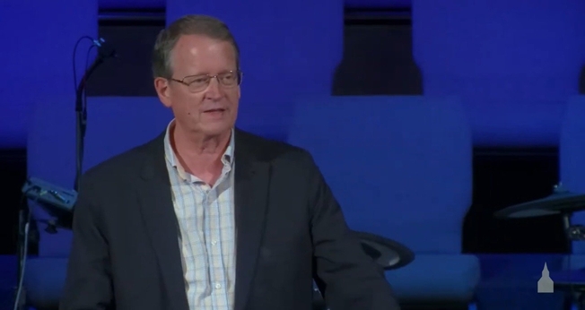 Terry Mortenson. (Captura de tela: YouTube/Lakeside Community Chapel)