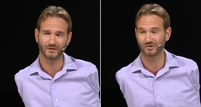Nick Vujicic. (Foto: Reprodução/YouTube/NickV Ministries) 