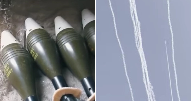 Hamas dispara foguetes contra Tel Aviv a partir da Faixa de Gaza. (Captura de tela/YouTube/AFP) 