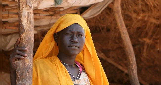 Cristã sudanesa. (Foto: Ilustração/Portas Abertas)