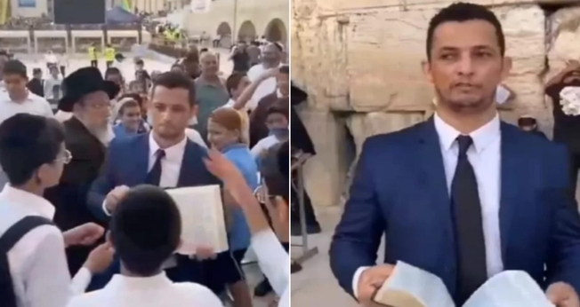 O pastor Alan foi expulso por judeus do Muro das Lamentações. (Foto: Reprodução/Instagram).