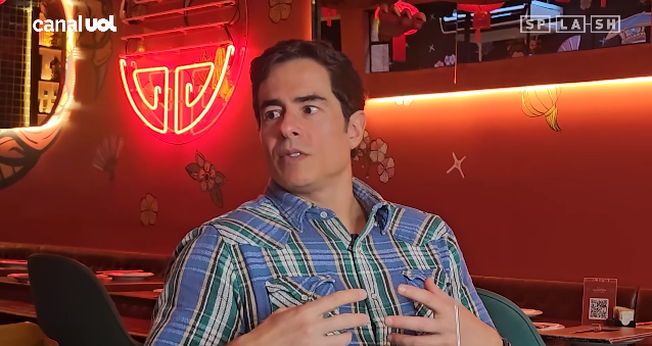 Felipe Folgosi. (Foto: Reprodução/Canal UOL/Splash).