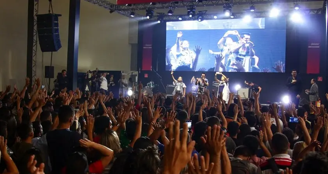 Expoevangélica reúne milhares de pessoas em Fortaleza. (Foto: Divulgação/Expoevangélica)