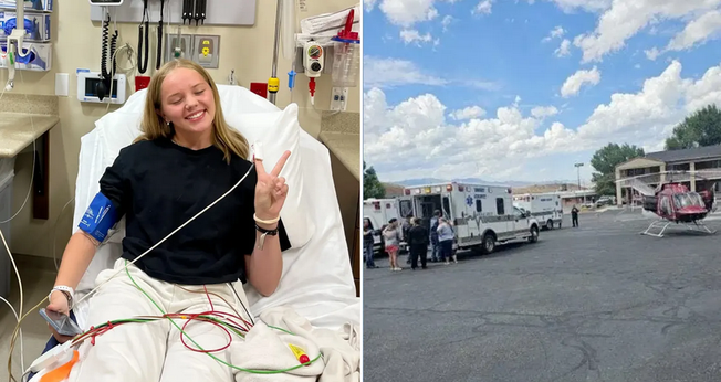 Peyton Bailey, 14 anos, estava na excursão. (Foto: JaRalle Bailey)