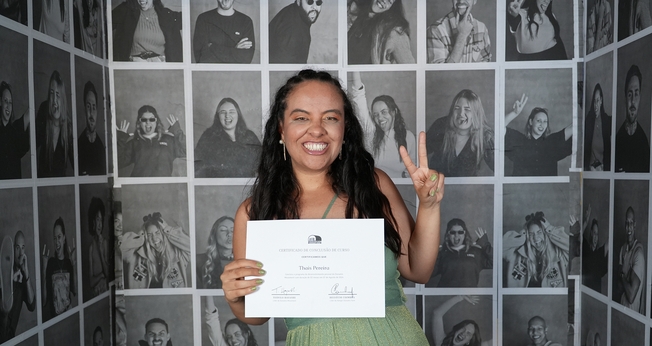 Thais Novais fala sobre jornada com Deus. (Foto: Guiame/Marcos Paulo Correa)