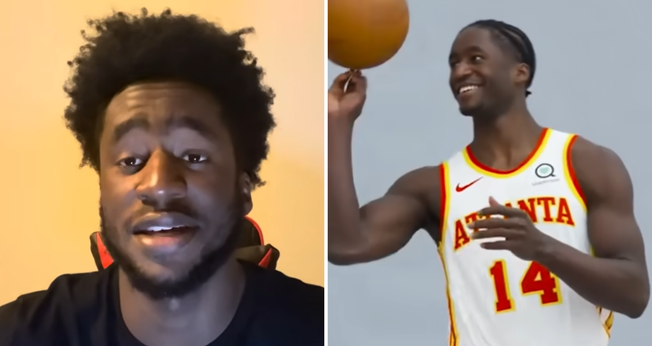 AJ Griffin: “A única coisa que realmente importa é ter um relacionamento com Jesus.” (Captura de tela/YouTube/A.M. Hoops)