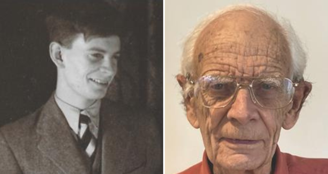 Basil Scott em sai juventude e agora, ainda na Ásia. (Foto: Arquivo pessoal)