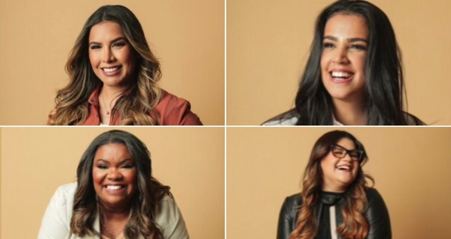 Gabriela Lopes, Camila Barros, Raquel Lima e Midian Lima. (Foto: Divulgação)