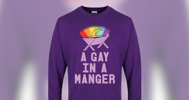 O moletom estampado com um arco-íris utilizado como símbolo pela comunidade LGBT. (Foto: Grindstore/Debenhams)