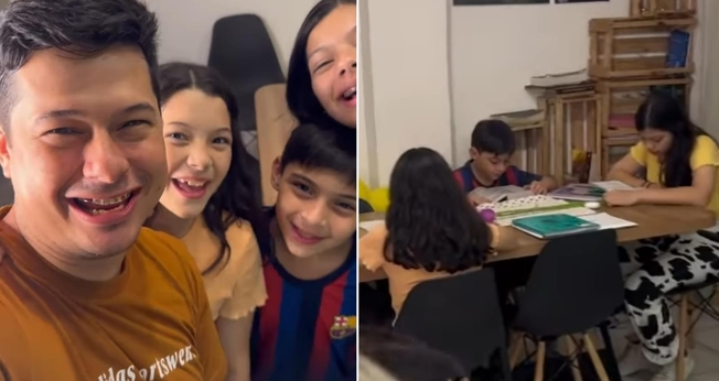 Os missionários Gabriel e Vanessa Orozco com os filhos. (Foto: Instagram/Ministério Corazón Misionero).