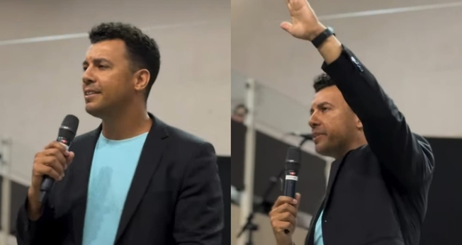 Nathan foi transformado por Deus. (Foto: Reprodução/Instagram/Assembleia de Deus em Sobradinho).