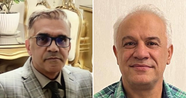 Nasser Navard Gol-Tapeh [à esq.] e Joseph Shahbazian [à dir.]. (Fotos: Article 18)