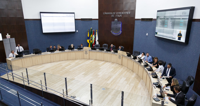 Câmara de Vereadores de Itajaí. (Foto: Davi Spuldaro/CVI)