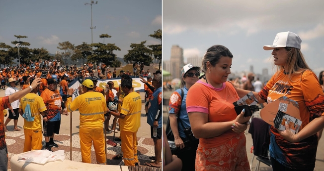 Igrejas e ministérios evangelizaram por várias regiões do Brasil. (Foto: Instagram/Bola de Neve Santos).