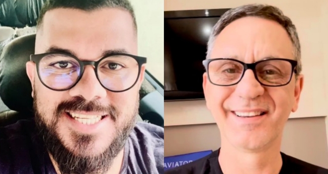 O missionário Saulo Farias e o pastor Luiz Kamp. (Foto: Reprodução/Instagram).