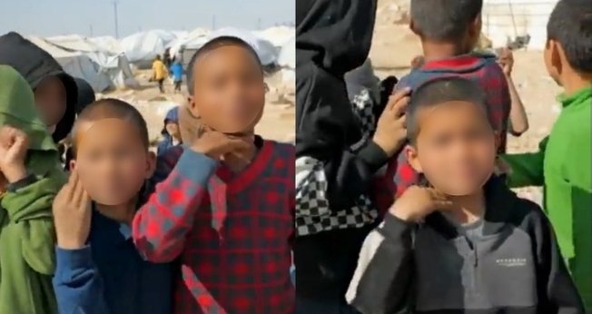 As crianças foram expostas a ideologia extremista do Estado Islâmico. (Foto: Reprodução/Sky News).