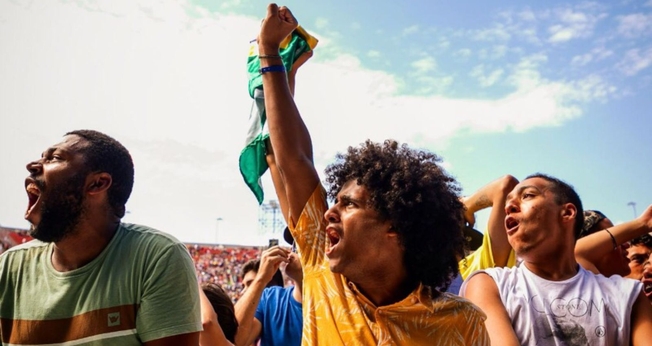 Jovens no The Send Brasil. (Foto: Reprodução/Instagram/The Send Brasil)