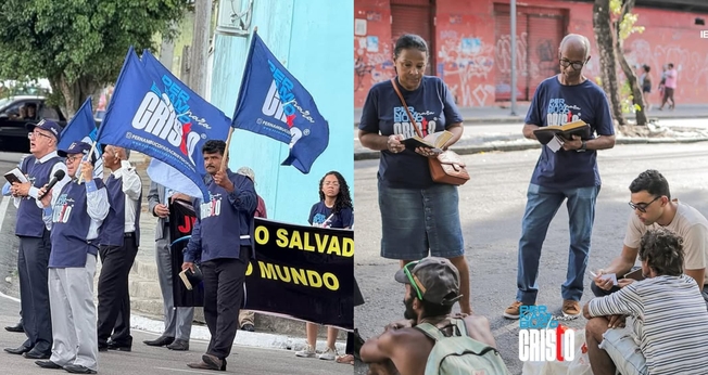 O projeto “Pernambuco para Cristo” está anunciando Jesus. (Foto: Instagram/Pernambuco para Cristo).