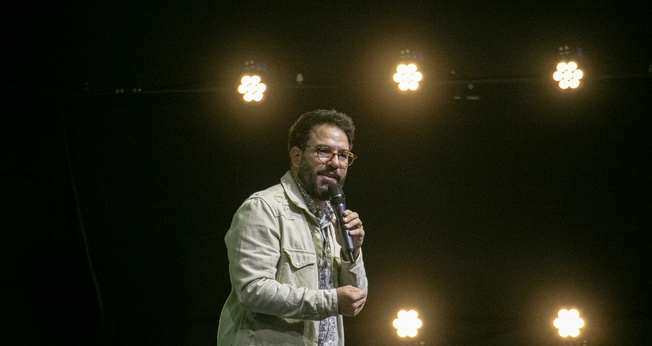 Pastor Marcos Madaleno na Inspire Conference Portugal. (Foto: Guiame/Marcos Paulo Correa)