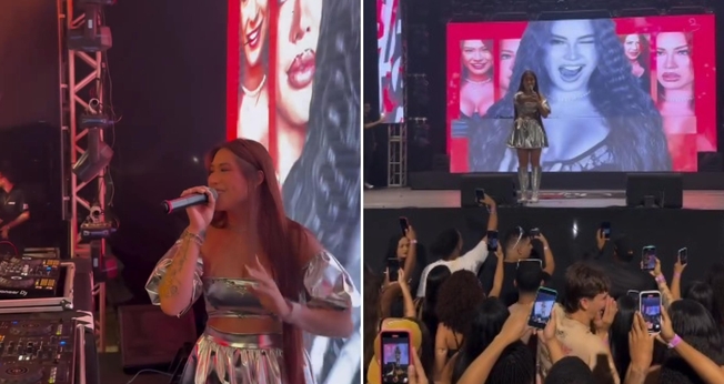 Keylla Kawano se despediu dos fãs em seu último show. (Foto: Reprodução/Instagram/DJ Japa).