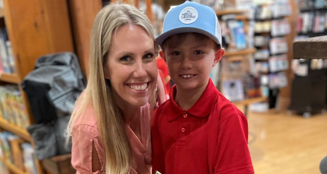 Jake Coffey e sua mãe, Shannon. (Foto: Reprodução/BGEA)