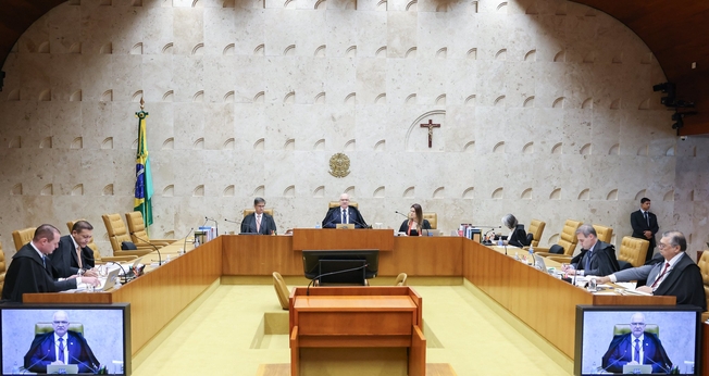 Sessão plenária do STF. (Foto: Imagem ilustrativa/Antonio Augusto/STF).