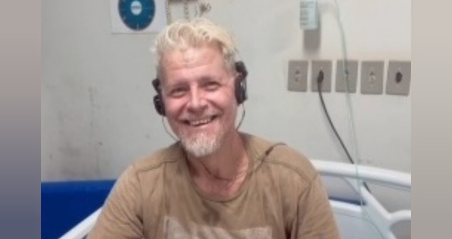 Alexandre Campos gravou a canção no hospital. (Foto: Reprodução/Instagram/Talita Baptista).