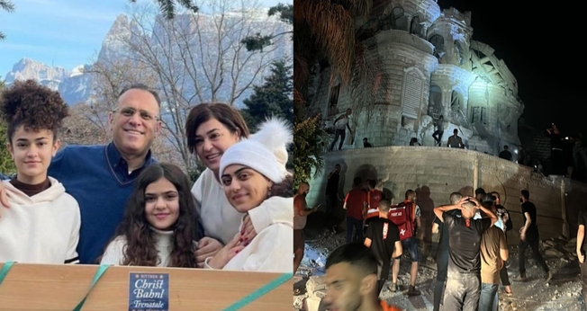 A família Khatib. (Foto: X/Ahmed Fouad Alkhatib).