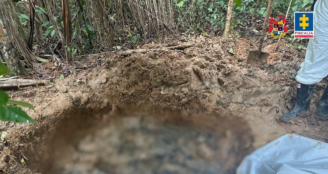 As oito vítimas foram localizadas após mais de dois meses de desaparecimento. (Foto: Ministério Público da Colômbia, Semana).
