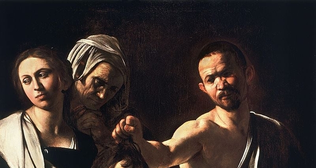 Salomé com a Cabeça de João Batista, pintura de Caravaggio (Imagem: Wikimedia Commons).