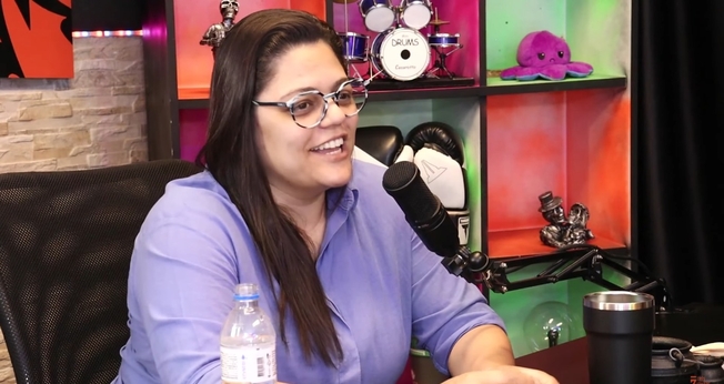 Dayse Paparoto. (Foto: Reprodução/YouTube/Podcast 3 Irmãos).