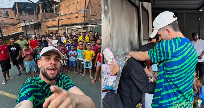 O evangelismo no Cabana. (Foto: Reprodução/Instagram/João Basques)