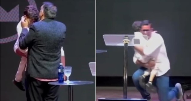 O menino foi curado da surdez e passou a falar. (Foto: Reprodução/Instagram/Pr. Arlindo Theodoro).