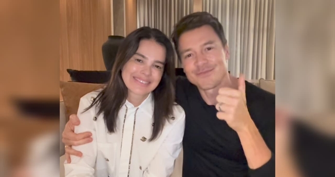  Vera Viel e Rodrigo Faro. (Foto: Reprodução/Instagram/Rodrigo Faro).